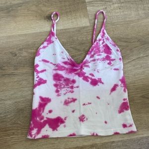 original link tie dye crop tank